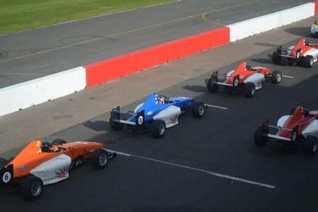 Silverstone circuit race car